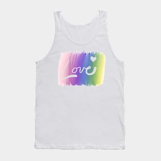 Rainbow Love Tank Top